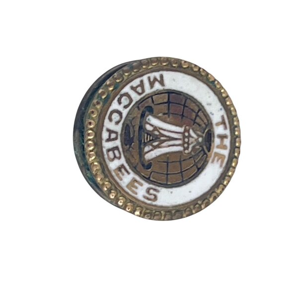 The Maccabees Vintage Lapel Pin Button Badge Metal Enamel Collectible Memorabili - Picture 1 of 5
